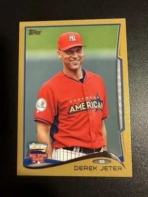 Derek Jeter New York Yankees 2014 Actualización Topps #US2 Oro/2014 Foto 1 de 2