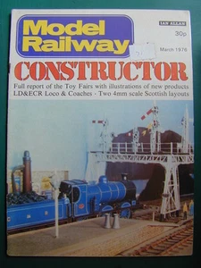 MODEL RAILWAY CONSTRUCTOR MAGAZINE MARCH 1976 - Picture 1 of 1