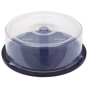 24 Pack * 25 Disc CD DVD BD Blu-ray R Disc Storage CAKE BOX Case with Spindle - Picture 1 of 1