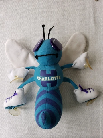 Charlotte Hornets Plush Hugo Hornet with suction cup hangers Cover