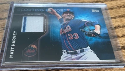 2016 Topps - Scouting Report Relics #SRR-MHA Matt Harvey - Image 1 of 2