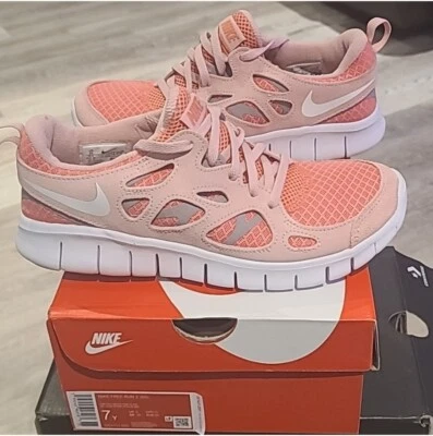 Women's Nike Free Run 2 - Color Pink & White - Image 1 of 4