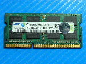 Lenovo 15.6" Y580 Samsung SO-DIMM Memory RAM 4GB PC3-12800S M471B5273DH0-CK0 - Picture 1 of 2