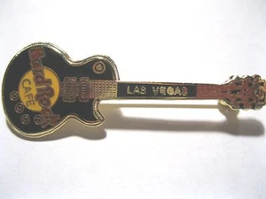PIN HARD ROCK CAFE - LAS VEGAS - GUITARRA LES PAUL NEGRA - NUEVO - Imagen 1 de 1