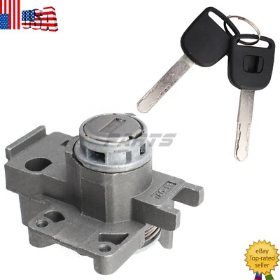 Left Driver Door Lock Cylinder & Keys For Honda Accord 2008 2009 2010 2011 2012 - Image 1 of 4