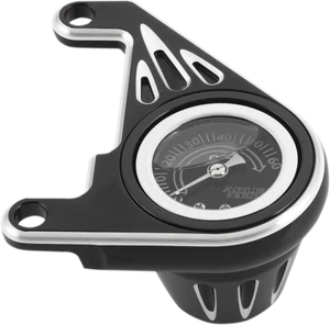 Arlen Ness Deep Cut Oil Pressure Gauge Kit for 1993-2017 Harley Twin Cam - Picture 1 of 3