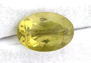 39,90 Karat ovaler brasilianischer Oro de Verde natürlicher Citrin Edelstein Edelstein - Bild 1 von 1