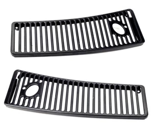 1963-1967 Corvette Windshield Wiper Grille Cowl Steel Grill C2 Pair NEW - Picture 1 of 4