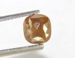 Diamante de corte rosa color miel natural de 1,15 quilates 6,25x5,80x3,18 mm - Imagen 1 de 22