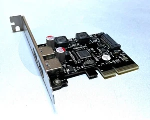 2 Port SuperSpeed+ USB 3.2 Gen 2 10Gb PCIe 3.0 Card *Apple Mac Pro 3,1-5,1 & 7,1 - Picture 1 of 7