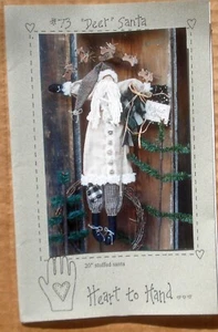 Hirsch Weihnachtsmann 20 Zoll Stofftier Urlaub Dekor Handwerk Muster FF ungeschnitten (B-197) - Bild 1 von 4
