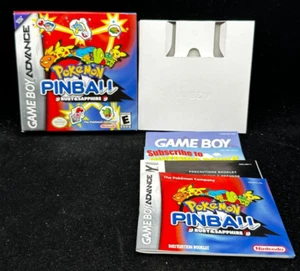 Pokemon Pinball Ruby & Sapphire Nintendo GAME Boy Advance GBA Box Manual NO GAME - Picture 1 of 15