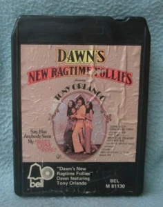TONY ORLANDO & DAWN NEW RAGTIME FOLLIES 8 TRACK TAPE Bell - Picture 1 of 2