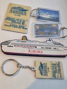 P&O AURORA Ship Souvenir Set 5 Items Still Priced - Picture 1 of 15