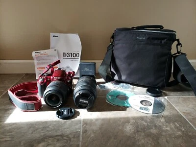 Nikon D3100 Digital SLR Camera 18-55mm f/3.5-5.6 Auto Focus-S Nikkor Zoom Lens - Image 1 of 4