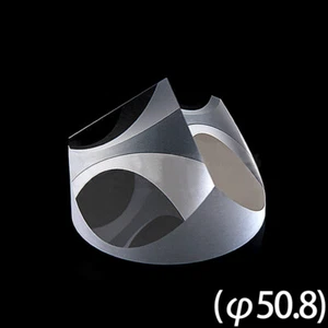 Optische Glas Pyramide Prisma K9 50,8 mm x 43,5 mm Physik Refraktor Lichtspektrum - Bild 1 von 4