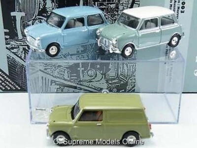 AUSTIN MORRIS MINI 50 ANIVERSARIO JUEGO DE 3 PIEZAS MODELO COCHE MI2003 1:43 VANGUARDS K8 - Imagen 1 de 4