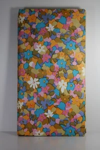 Vintage 1970's Photo Album Retro Mod Groovy Flower Pink Blue Orange White - Picture 1 of 9