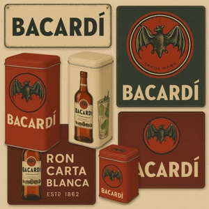 Mercancía Nostálgica Art Bacardí, carteles de chapa, decoración y más en estilo retro - Imagen 1 de 20