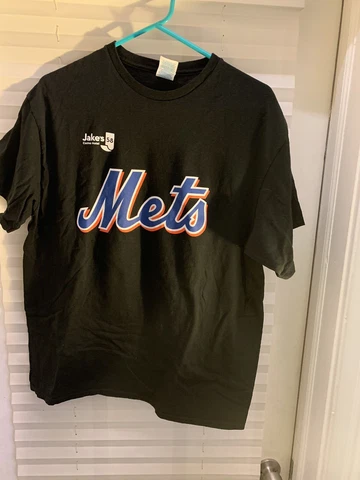 New York Mets Blackout Max Scherzer Black T-Shirt Citi Field SGA Sz Large 8/5/22 Cover