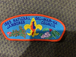 MINT 1989 JSP Del-Mar-Va Council Orange Border - Picture 1 of 1