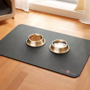 Alfombrilla de comida para perros gatos, alfombrilla de absorción rápida de agua para perros para comida y agua, 100 % impermeable - Imagen 1 de 6