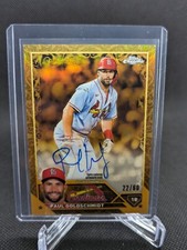 2023 TOPPS GILDED COLLECTION PAUL GOLDSCHMIDT AUTO /60 ST. LOUIS CARDINALS KL4