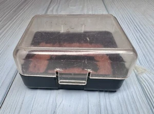 UdSSR Armbanduhr Taschenuhr Box Schwarz Kunststoff Antik Vintage Sowjetisch (418) - Bild 1 von 16