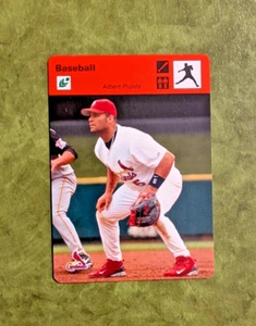 2004 Donruss Playoff ALBERT PUJOLS #3 - "Sportcasters" Orange /35 - Cardinals - Picture 1 of 3