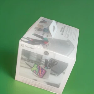 Premier Qi WIRELESS CHARGING STAND with DUAL USB CHARGER & DESK ORGANIZER (5W) - Picture 1 of 3