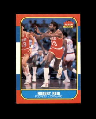 1986-87 Fleer #90 Robert Reid MINT Rockets Break 9 - Image 1 of 4
