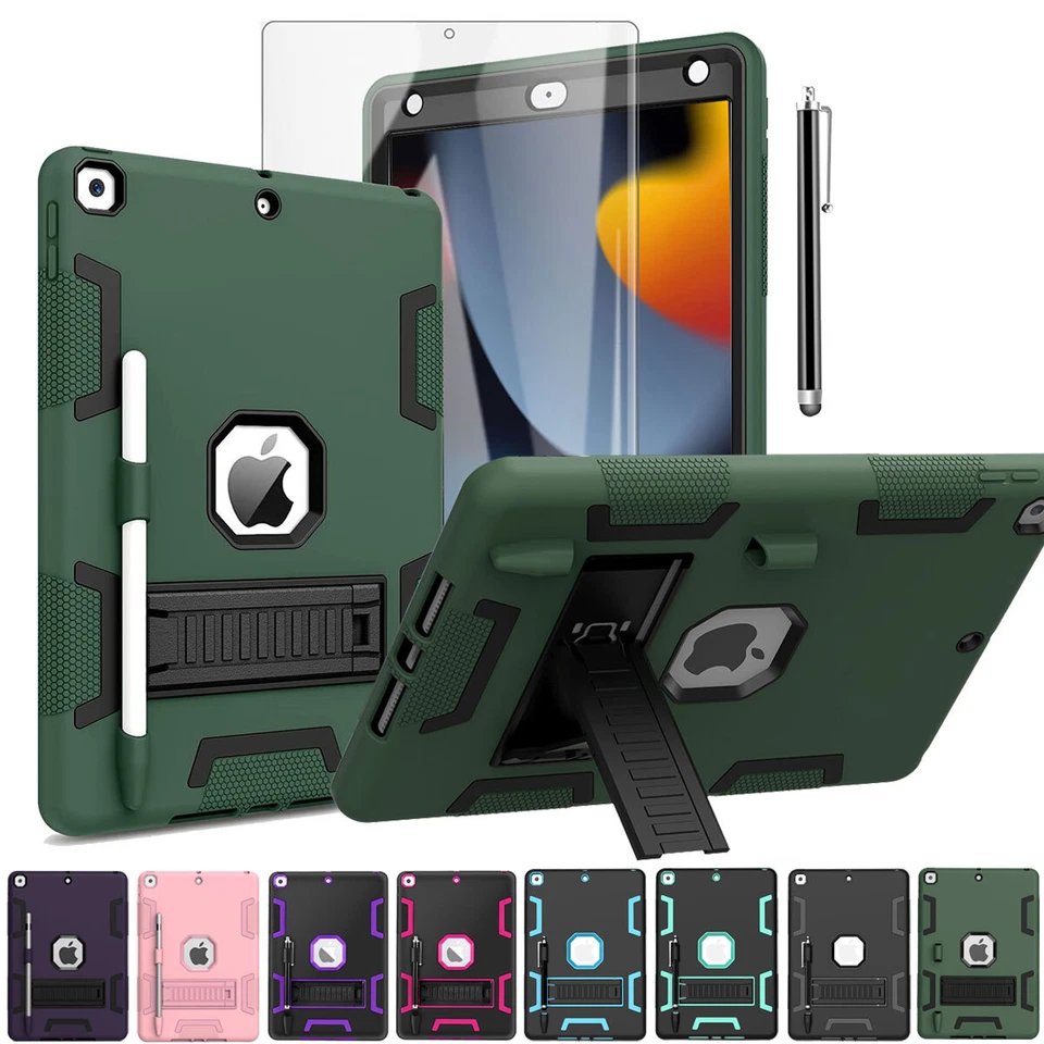 iPad 9th/8th/7th Generation Case 10.2" Shockproof Heavy Duty Rugged Stand Cover - Image 1 of 4
