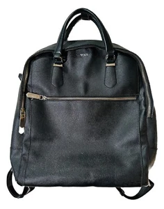 TUMI 79398D Sinclair Odell Black Convertible Backpack Bag Briefcase Flaws Read - Picture 1 of 15