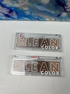 COVERGIRL Clean Fresh Clean Color Eye Shadow, Assorted Shades, /212, Lot of 2. - Picture 1 of 4