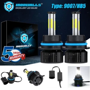 Kit de faros LED 9007 HB5 6500K 6 caras luz baja alta para Ford F-150 1992-2003 - Imagen 1 de 12
