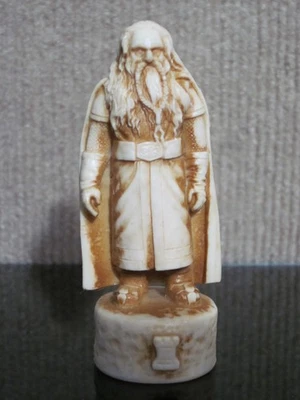 Gimli Dwarf Rook Replacement Piece Chess Lord of The Rings Return of the King - Image 1 of 4