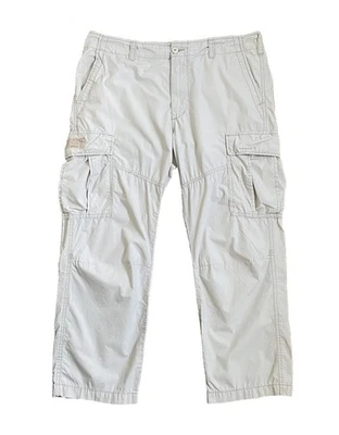 Ralph Lauren Polo Jeans Company Militar Ligero Carga Pantalones Piedra 38 X 28.5 Foto 1 de 4