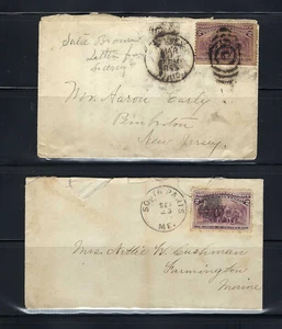 COLUMBUS-2 FUNDAS PARA NUEVA JERSEY, - MAINE U.S. 1893 - Imagen 1 de 2