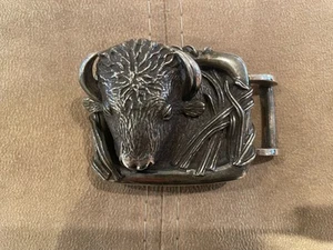 RAR! Kieselstein-Kordel Sterling Büffelschnalle - Bild 1 von 3