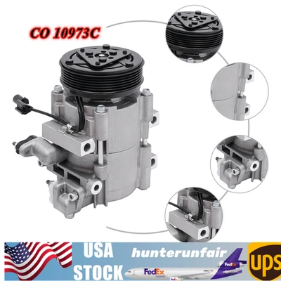 Compresor de aire acondicionado para KIA Sedona Ex Lx V6 2002-2005 3,5 l CO 10973C Foto 1 de 4