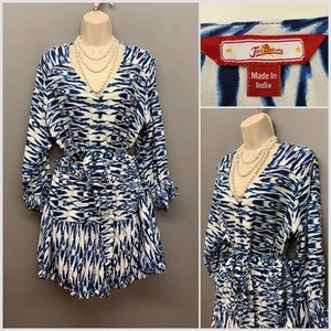 JOE BROWNS Navy & White Belted Retro Dress UK 18 EUR 46 - Picture 1 of 14