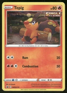 Pokemon Tcg Tepig #SWSH172 Pokemon Promo MP - Picture 1 of 2