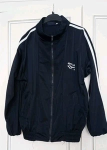 Vintage GOLA Tracksuit Top/ Jacket, Retro 80s 90s, Britpop Blur Oasis, Black, M - Picture 1 of 1