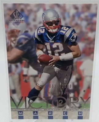 2002 SP Legendary Cuts - Victory Tom Brady #91 /2500 - Image 1 of 2
