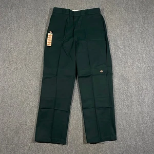 Dickies Y2K Double Knee Work Pants Adult 36x34 Loose Fit Dark Green Baggy Skater - Picture 1 of 20
