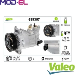 COMPRESSOR AIR CONDITIONING 699357 FOR VW PASSAT/B7/B6/CC/ALLTRACK/B8/Van EOS - Picture 1 of 9