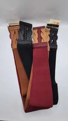 Новый с Ярлыками Grace Karin красный широкий эластичный ремень X-large - Изображение 1 из 3