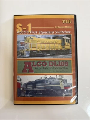 ALCO S-1 & DL109 Railroad DVD by George Melvin Locomotive History - Image 1 of 3