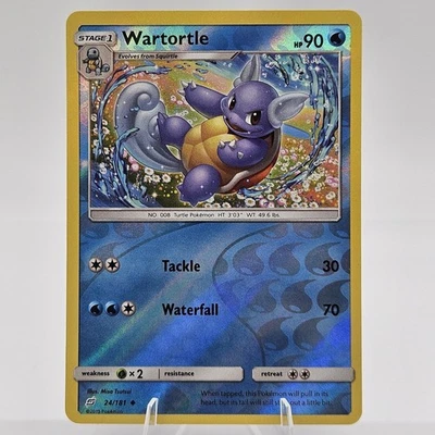 💧Wartortle 24/181 Team Up Reverse Holo Pokemon Card MINTY 💧ﾟ💧ﾟ - Image 1 of 4