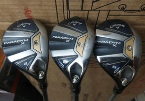 Excellent condition Callaway Paradym X Iron Set 4, 5, 6 Hybrids, 7-AW + GW - Picture 1 of 14